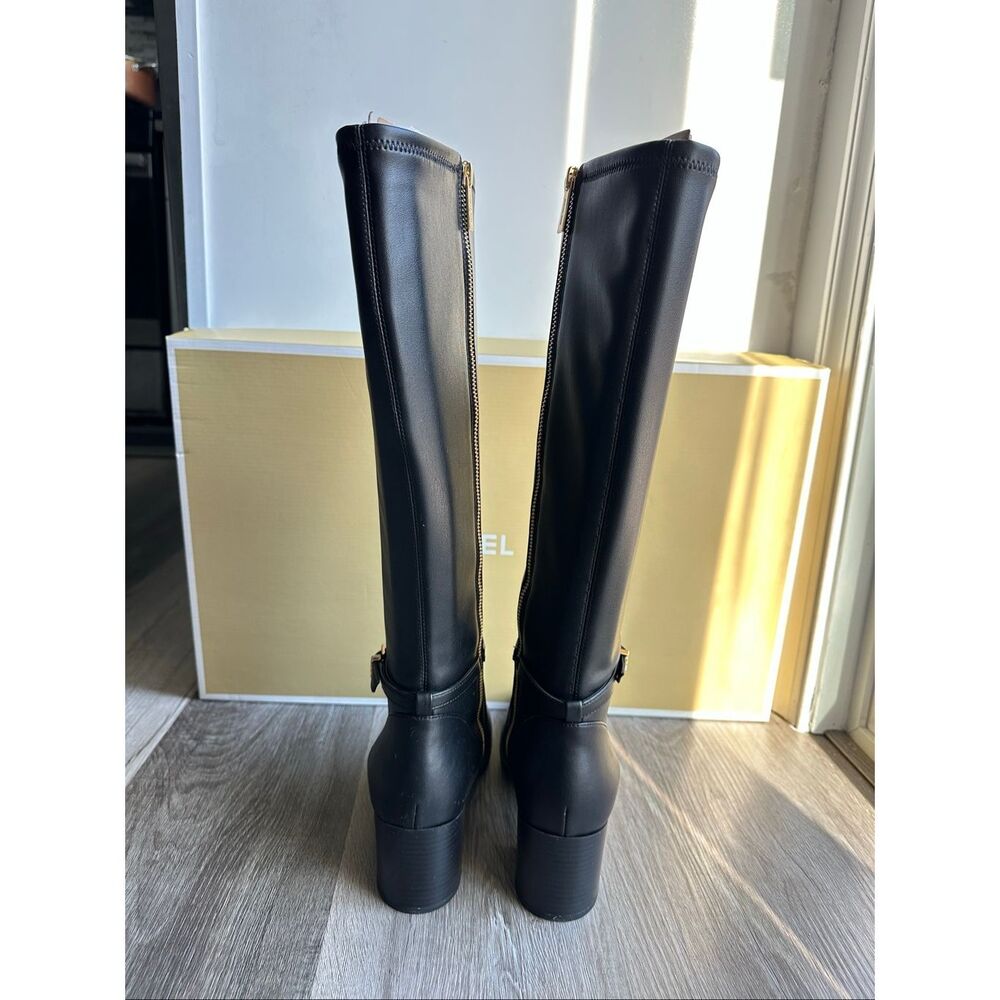 MICHAEL KORS Ella Block Heel Boot In Black US 8.5 $345 - Picture 7 of 13